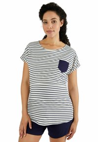 JoJo Maman Bébé MATERNITY NURSING SHORT REGULAR FIT - Pizsama szett - navy