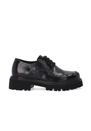 LOW SHOES - Lace-ups - black