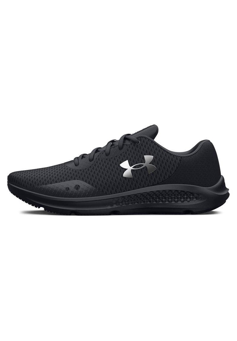 Under Armour - CHARGED PURSUIT 3 - Neutralios pronacijos bėgimo bateliai - black, Padidinti