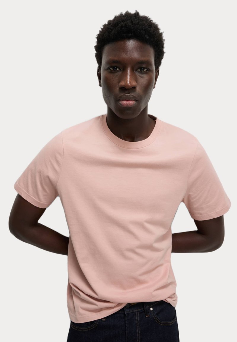 Marks & Spencer REGULAR FIT CREW NECK - T-shirt basic - pink mix