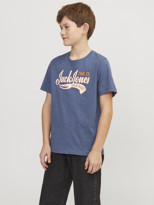 T-shirt Jack & Jones Junior Garçon - Manches Courtes 100% Coton - Design AOP - Col Classique