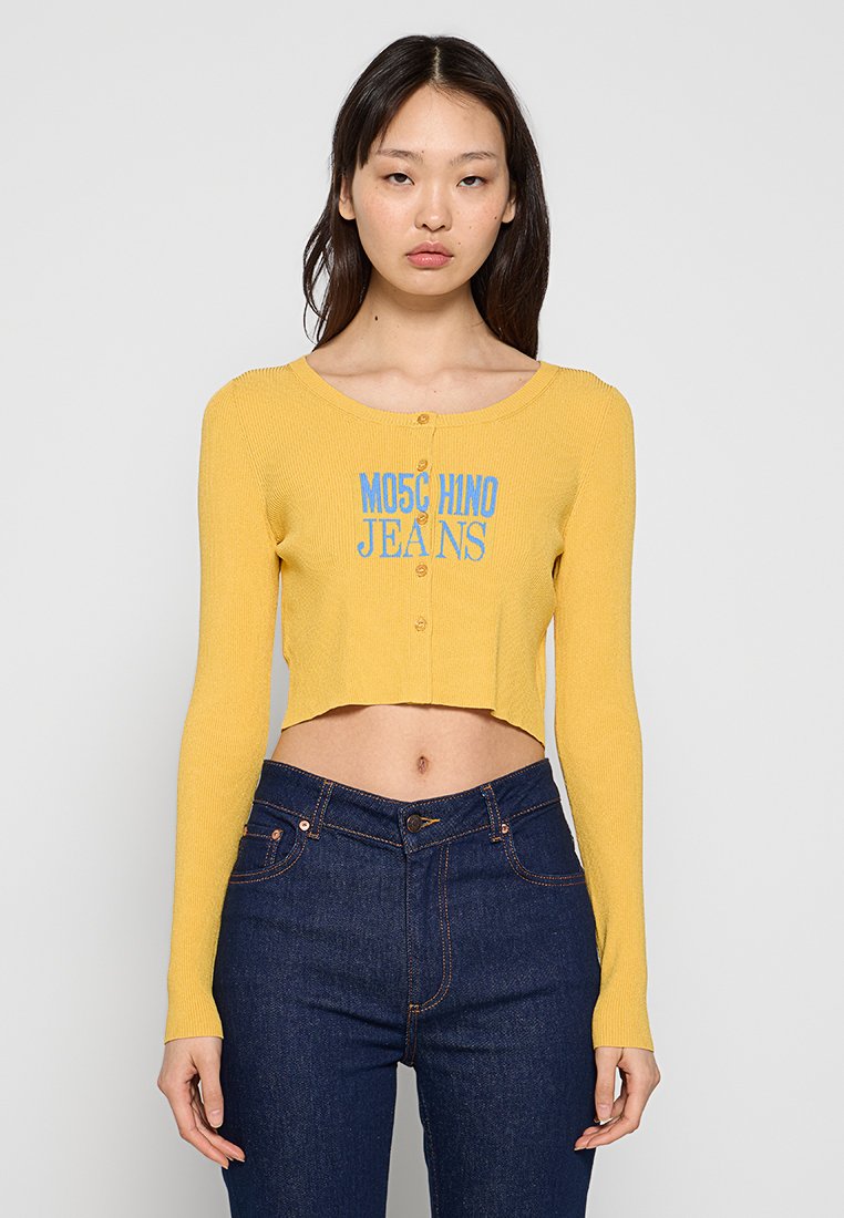 MOSCHINO JEANS Vest mosterdgeel