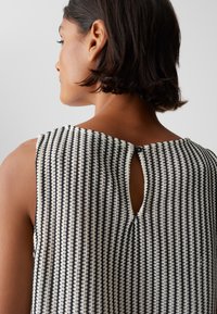OPUS REGULAR FIT CROCHET - Top - coal blue