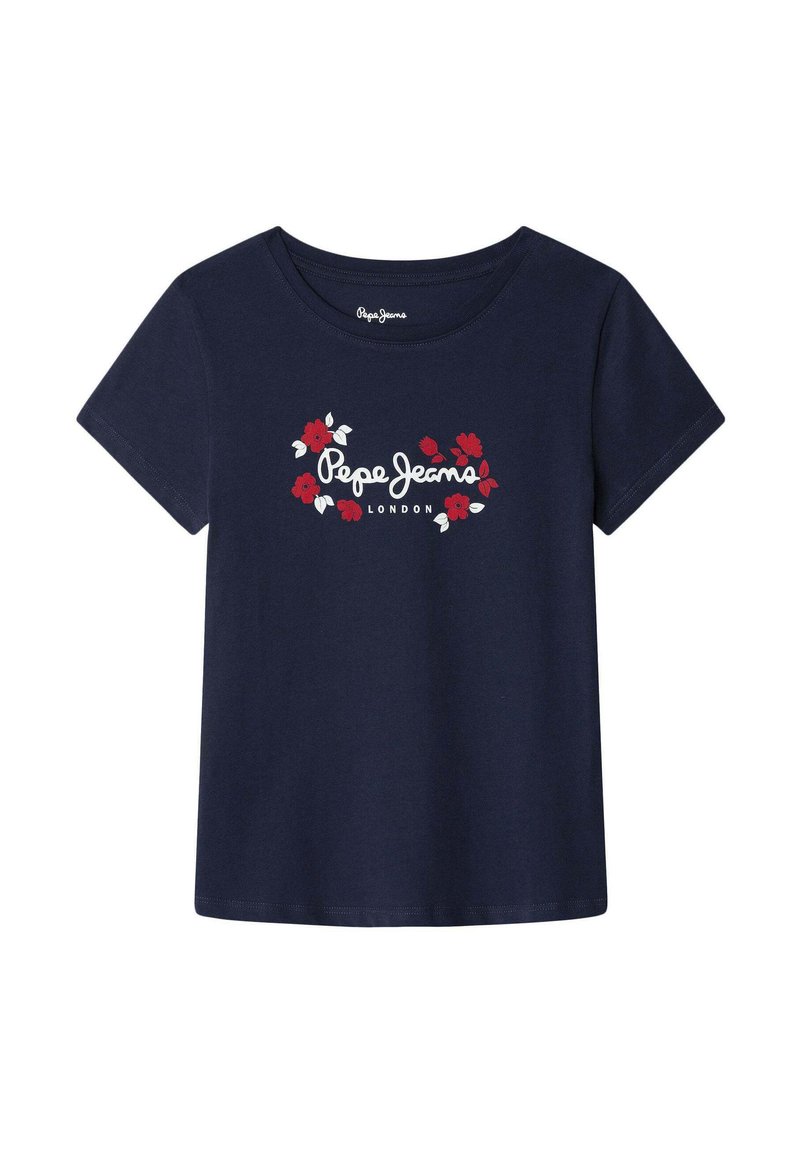 Pepe Jeans MAISIE - Trükipildiga T-särk - navy