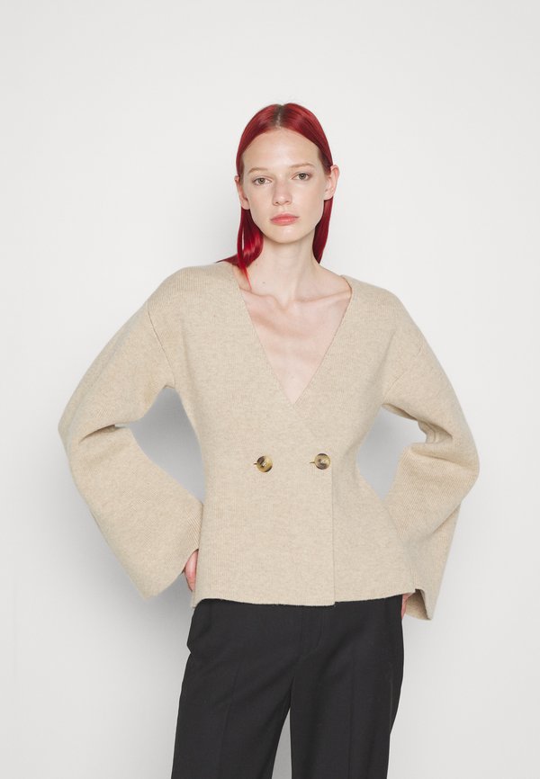 ESSENTIALS TINLEY - Cardigan - beige2