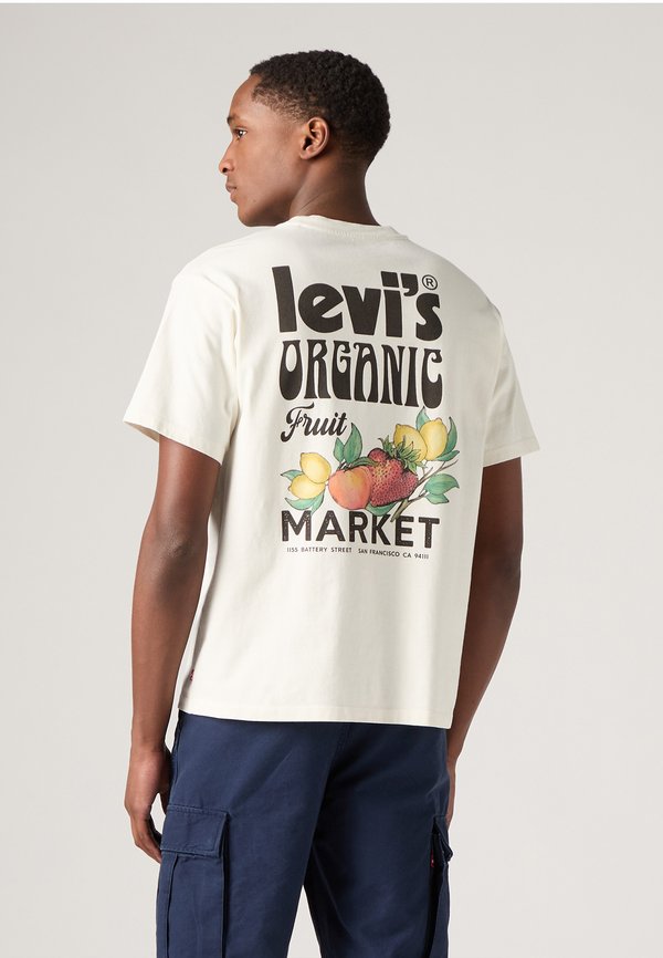 VINTAGE FIT GRAPHIC TEE - Print T-shirt - sand