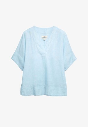Marks & Spencer, PURE V-NECK POPOVER - Camicetta - chambray