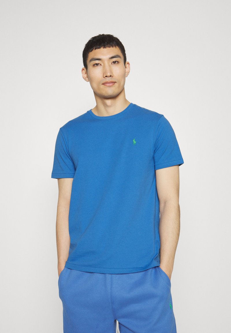 Polo Ralph Lauren CUSTOM SLIM FIT JERSEY CREWNECK T-SHIRT - T-shirt básica - retreat blue