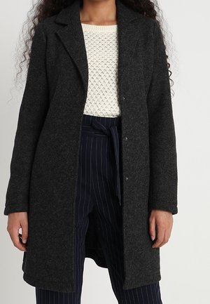 Klassisk frakke - mottled dark grey