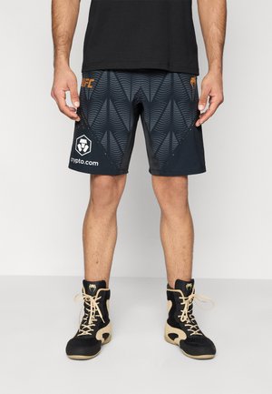 UFC ZENITH FIGHT NIGHT MENS FIGHT SHORTS LONG FIT  - Short de sport - black/gold-coloured