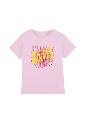 Harry Potter, HARRY POTTER MISCHIEF MANAGED TEXT OVERLAY UNISEX - Print T-shirt - pink