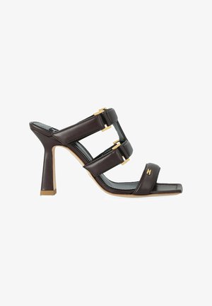 Elisabetta Franchi, Ciabattine con tacco - marrone