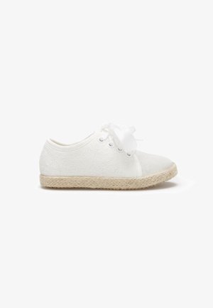 ALPARGATA BUBBLE - Zapatos con cordones - white