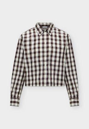 Marc O'Polo DENIM, LONGSLEEVE - Риза с копчета - offwhite/multi-coloured