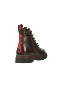 Levi's® MILITAR - Botines con cordones - burdeos