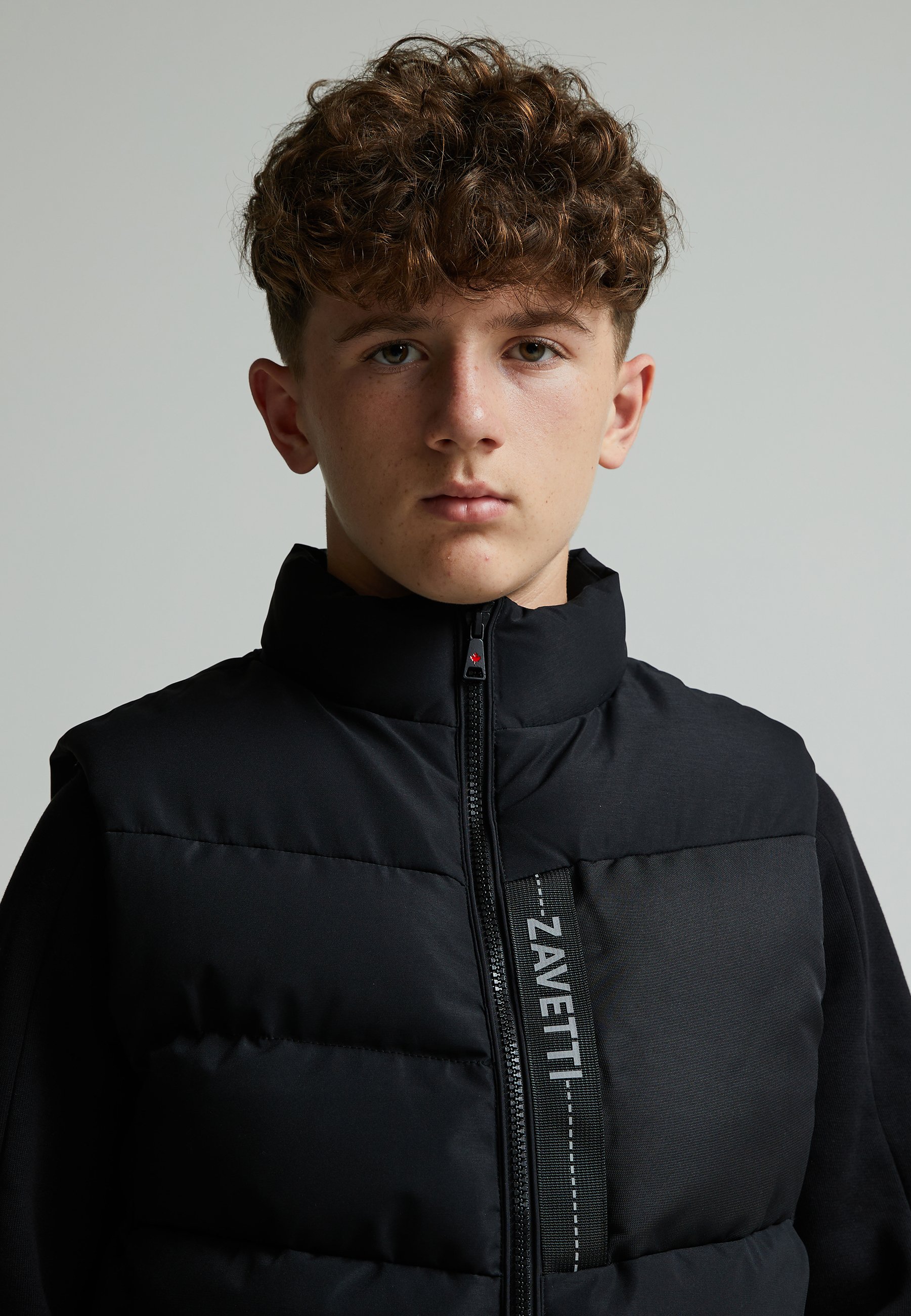 Zavetti Canada ZOVETIO PUFFER GILET - Waistcoat - jet black/black