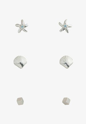 Next, STUD EARRINGS 3 PACK . - Earrings - sterling silver-coloured