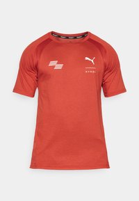 Puma HYROX FIT ULTRABREATHE TRIBLEND TEE - T-shirt de sport - mars red