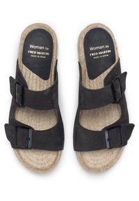 FRED MARTIN COLLECTION NICE - Slip-on sandaler - charcoal