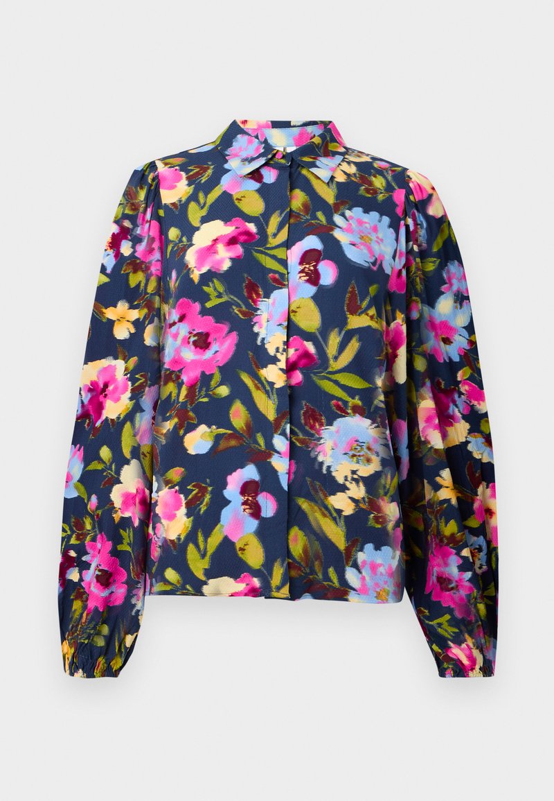 YAS Overhemdblouse donkerblauw