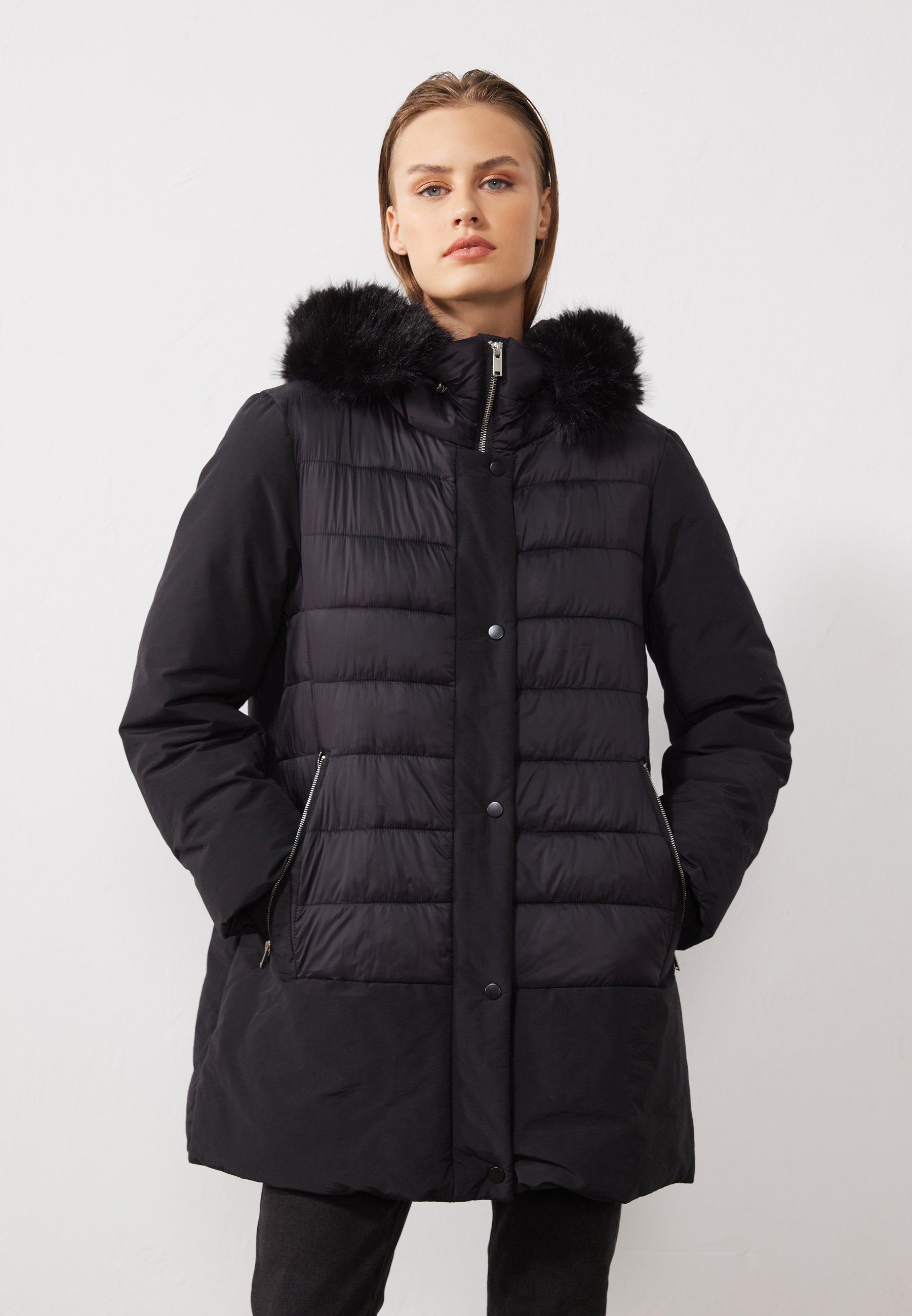 Anna Field Abrigo de invierno black/negro