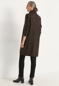 Cellbes of Sweden WITH WRAP DETAIL AT FRONT - Strickpullover - brown melange