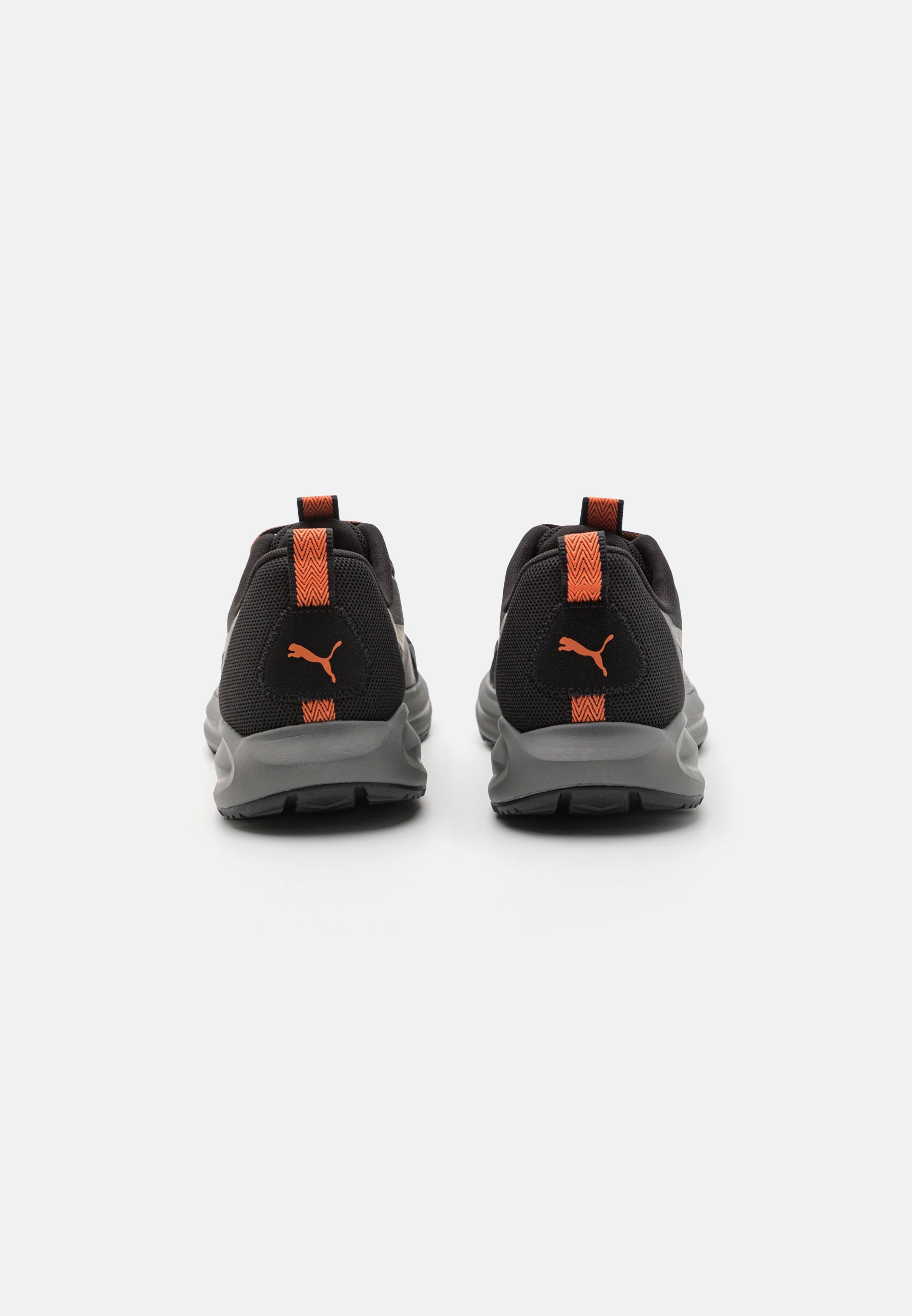 Black and orange puma shoes best sale