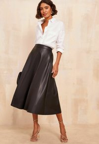 Friends Like These REGULAR FIT FULL HEM - A-vonalú szoknya - black