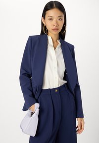 Elisabetta Franchi PANT - Püksid - navy
