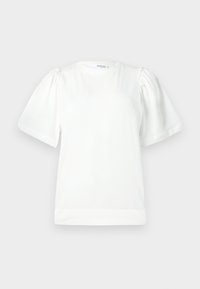 SLFPENELOPE RUFFLE TEE - Tricou basic - snow white