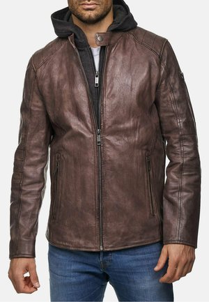 Leather jacket - braun