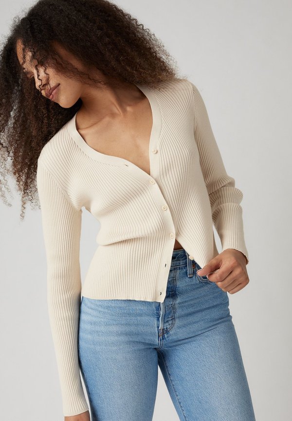 TULIP CARDIGAN - Cardigan - oatmeal heather