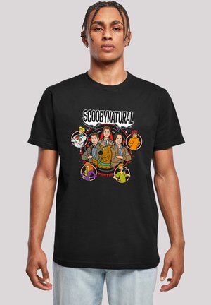 SCOOBY DOO BOYS CHARACTERS STAR - Print T-shirt - black