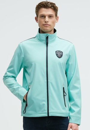SOFTSHELL  MIT PATCH PRINT - Light jacket - new aqua