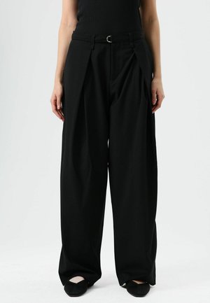 RELAXED FIT - Broek - navy