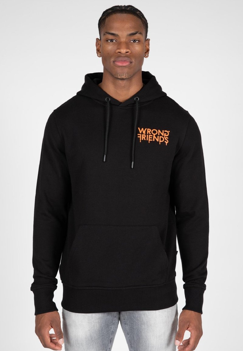 Wrong Friends LUCCA - Hoodie - orange/black - Zalando.de