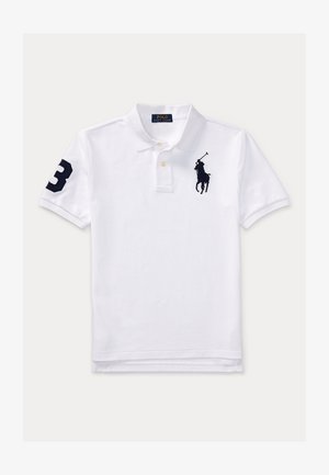 Polo Ralph Lauren BIG PONY COTTON MESH POLO SHIRT 7-14Y - Polosärk - white