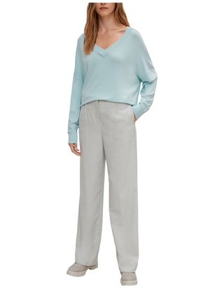 comma, Strickpullover - blau