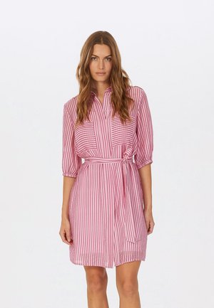 Shirt dress - blush varied