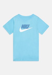 Nike Sportswear - TEE FUTURA ICON UNISEX - Print T-shirt - aquarius blue/white Thumbnail Image 1