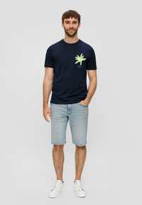 s.Oliver Short en jean - blau