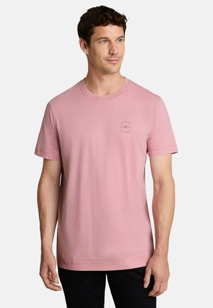 TOM TAILOR, GARMENT DYE T-SHIRT - T-shirt basic - dusty rose