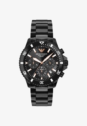 Emporio Armani, EMPORIO ARMANI MEN TRADITIONAL WATCHES - Chronograph - black