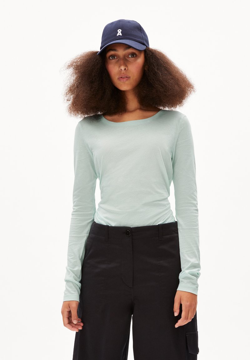 ARMEDANGELS ENRICCAA SOFT - Langarmshirt - polar green