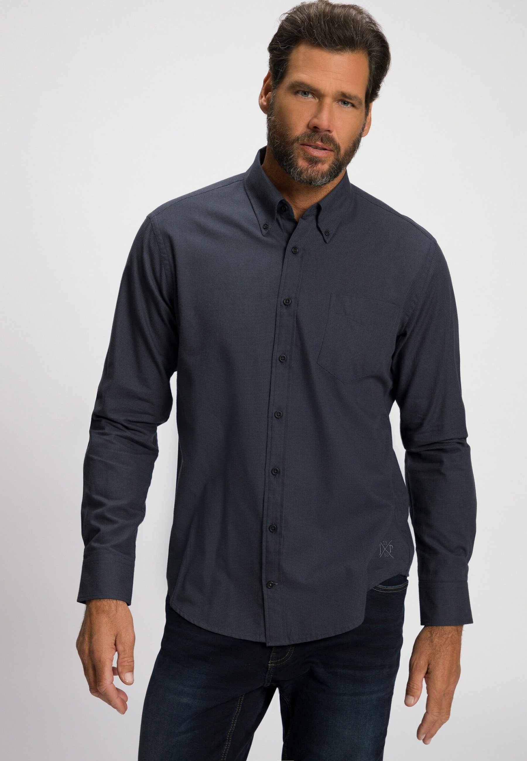 JP 1880 Camicia Kent, MF, Light Hol, 1/1, Bianco Neve, L Uomo