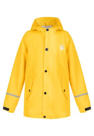 Regenjacke / wasserabweisende Jacke - gelb