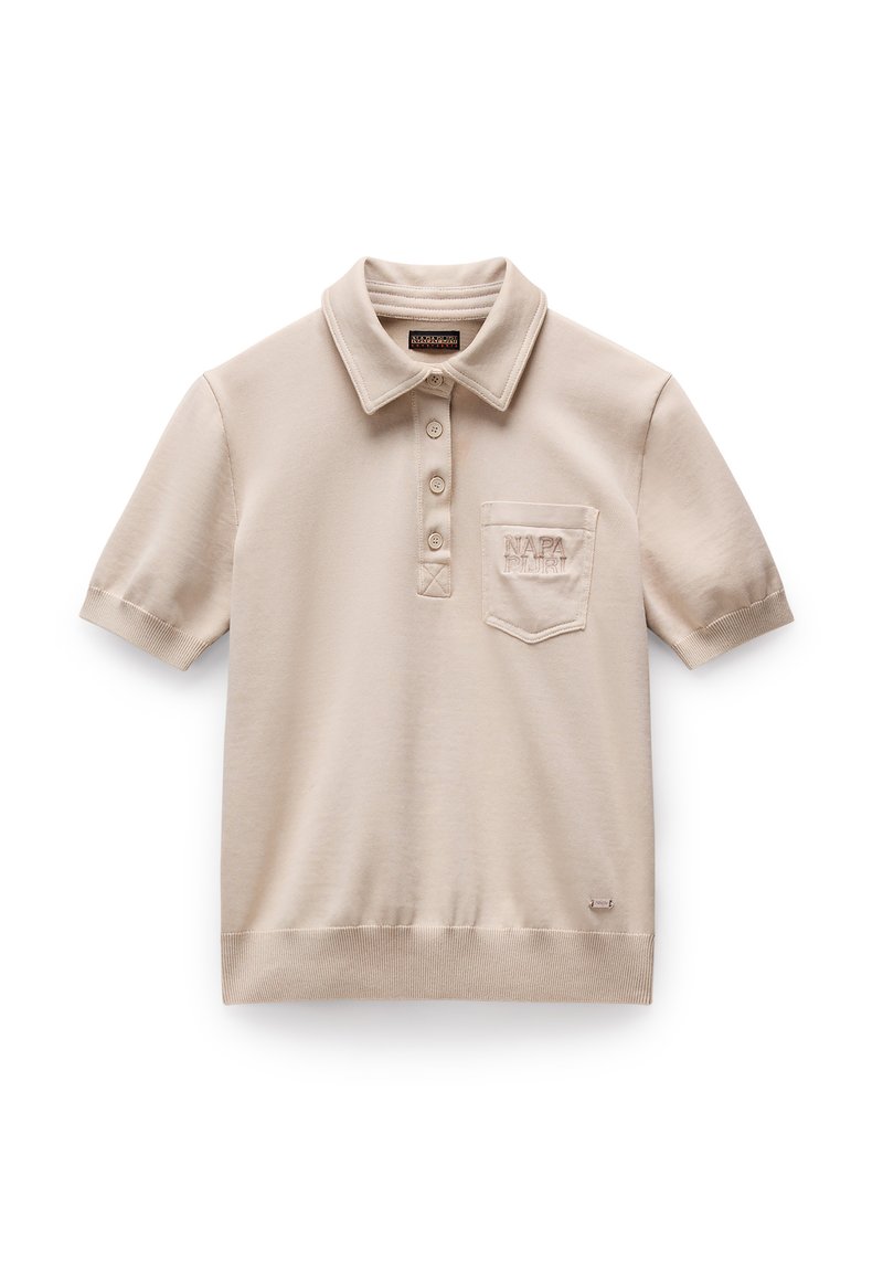 Napapijri Poloshirt zilverkleurig Napapijri Poloshirt zilverkleurig