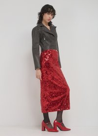 Calliope CLOU À EFFET VIEILLI - Kunstlederjacke - noir
