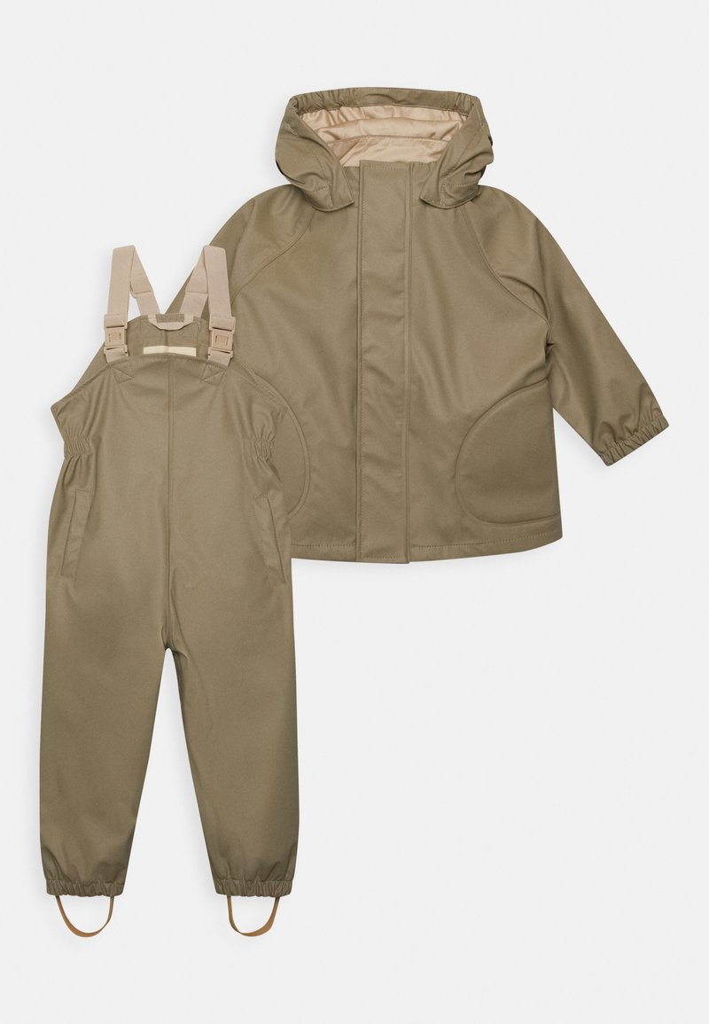 Konges Sløjd RAINY PALME RAINWEAR SET UNISEX Rain trousers laurel