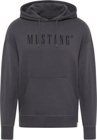 Sweat à Capuche Mustang - Modèle Avec Nom Des Modèles Imprimé - Coupe Classique, 241 G, Col Tissé